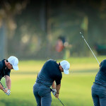 Los golpes perfectos en golf se consiguen practicando,  practicando y practicando más