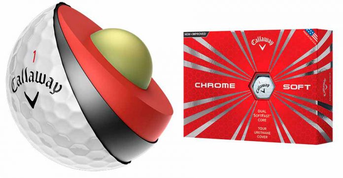 Bola de Golf Callaway Chrome Soft