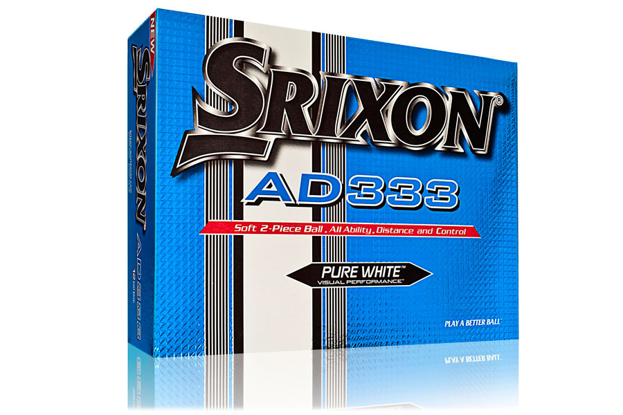 Bolas de golf Srixon AD333 y Srixon AD333 Tour