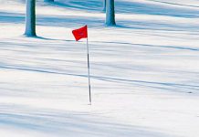 Jugar al golf en invierno