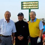 Arnold Palmer, Jack Nicklaus y Gary Player en el Abierto de Australia