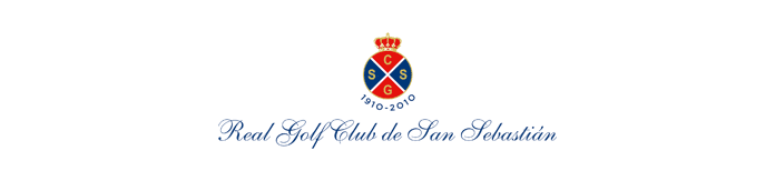 Isologotipo del Real Club de Golf en San Sebastián