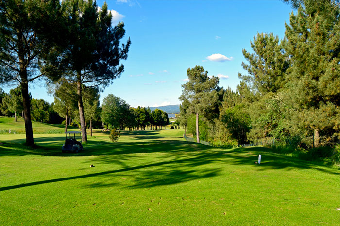 Montealegre Club de Golf a vista de pájaro - Ourense