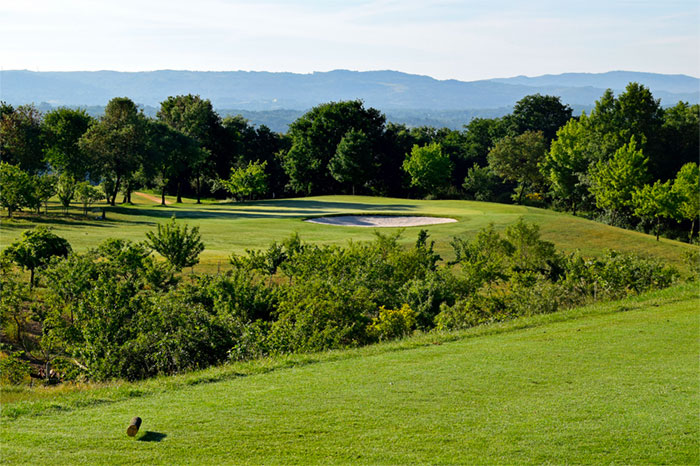 Montealegre Club de Golf a vista de pájaro - Ourense