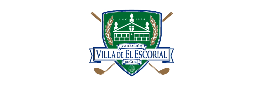 Escudo isologotipo Asociación de Golf Villa de El Escorial
